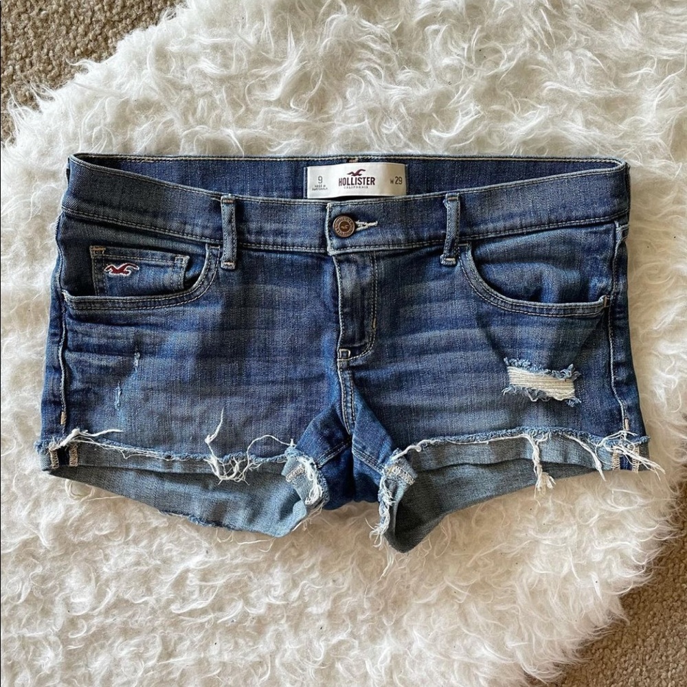 Hollister Distressed Denim Shorts